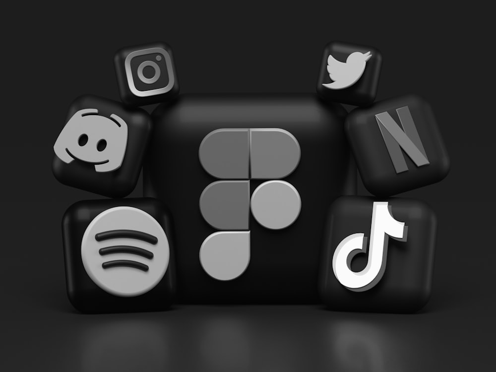 Social media apps on a phone
