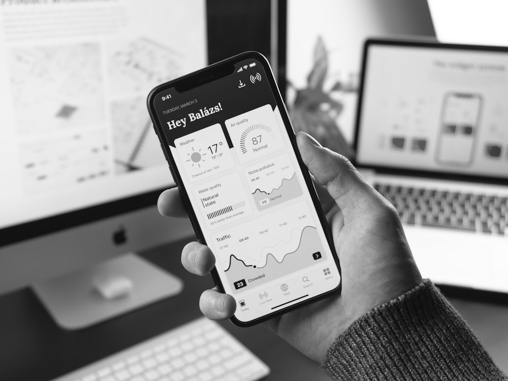 A product dashboard on desktop and mobile